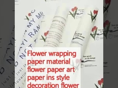 Blütenpapier Material Blütenpapier Kunstpapier Ins Stil Dekoration Blumenladen Versorgung Geschenkbox Tulpenblumenpapier