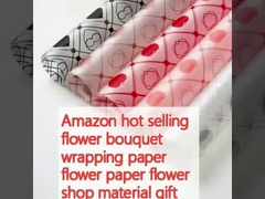 Amazon heißer Verkauf Blumenstrauß Verpackungspapier Blumenpapier Blumenladen Material Geschenk Geschenk Blumenkunst Blumenladen