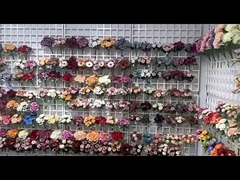 Simulierte Blume, kleine Margherita, springende Orchidee, künstliche falsche Blume, 28 Köpfe, Garten-Hausdekoration