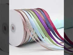 2cm grünes Gesteinband Geschenkkarton Verpackung Blumenkuchenband BESTWISHES heiß gestempeltes Geschenkband