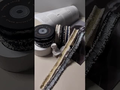 koreanisches mehrfarbiges Band mit kleinen duftenden Blütenkanten, Pelz und raue Kanten, Kleidungsgegenstand