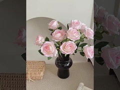 Künstliche Rose Single, Valentinstag zu Hause, Hochzeitsdekoration, Blumenwand, künstliche Blume, ar