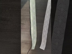 2.5cm traditionelles chinesisches Muster Fischschalenmuster Band Blumenverpackung Souvenir Dekoration Matte