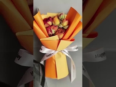 INS Stil Kreatives Mini-Bouquet Natürliche rote Rosen getrocknete Blumen Hochzeitsfest Geschenk 520 Liebe Menschen