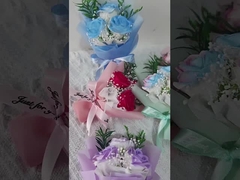 Seife Blume rote Rose Blumenstrauß für Freundin am Qixi Valentinstag Geburtstag Geschenk Auto Blumenstrauß