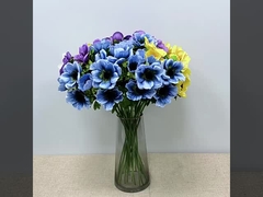 Simulation von 3 Sonnenblumenblumen Einzweig Silberner Lotusblumen Hochzeitsdekoration Simulati