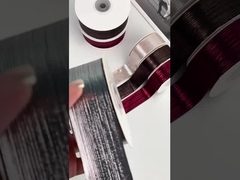 Gold- und Silberstreifen, warm gestempelt, glänzende Oberflächenband