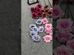 Fake Flower Simulation Flower 6 Head Rose Bundle Wohnzimmer Dekoration Fotografie Requisiten Weddi