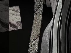 Band der Serie Qixi Schwarz Silber