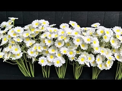Daisy-Bouquet mit falschen Blumen, Wohnzimmer im europäischen Stil Esstisch Blumenarrangement Dekorati