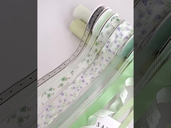 Minz Manbo Band Blumenstrauß Float Handgemachtes Blumendesign DIY Geschenk Kuchenpack Dekorationsgurt