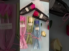 Neues Geschenk mit einer einzigen Rosenseife zum Lehrertag, zum Qixi Festival, zum Valentinstag und zum Frauentag.