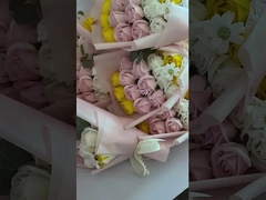 18-Rosen-Seifenblumen-Geschenkbox, Seifenblumenstrauß, Valentinstag, Weihnachtsgeschenk, Geburtstagskleinigkeit