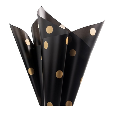 Ein guter Preis. 58cm x 58cm lichtdurchlässiger Florist Wrapping Paper Star und Dot Style Online