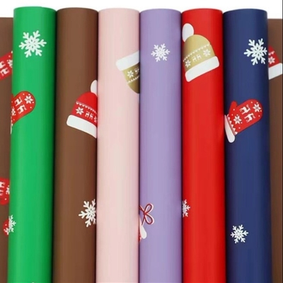 Ein guter Preis. Weihnachtsgeschenk-Blumen-Packpapier 58cm x 58cm 20 Blätter in der Tasche Online