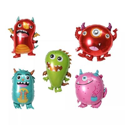 kaufen Neue Karikatur-ausländischen kleinen Monster-Ballon-Kindergeschenke Toy Childrens Wholesal Geburtstagsfeier-Dekorations-Folien-Ballone Online-Herstellung