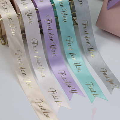 Ein guter Preis. Druck des handgemachten DIY Satin-Bandes des Blumenstrauß-Blumen-Polyester Grosgrain-Band-Kuchen- Online