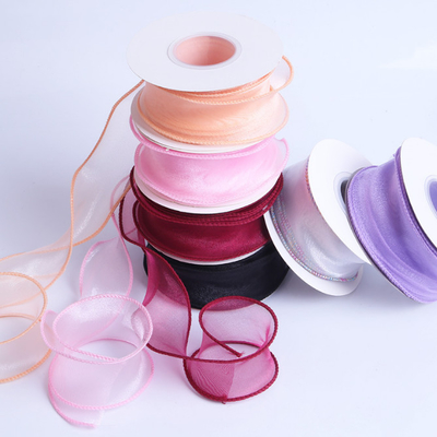 Ein guter Preis. Materielle Blumen-Verpackensatin-Band Fischschwanz-Band-Gauze Ribbons DIY Online