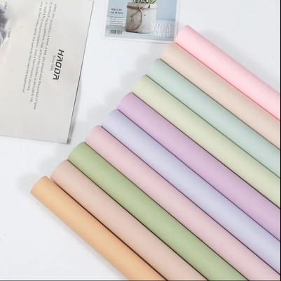 kaufen Fettfarbiges Makaron-Blumen-Verpackungspapier ideal für die Geschenkhandwerkindustrie online manufacture