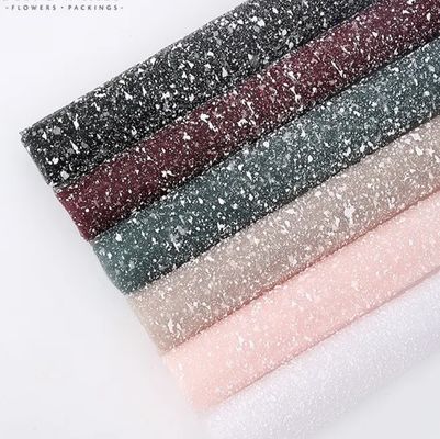 Ein guter Preis. Fancy-Design-Schnee-Netz-Umpackpapier in leuchtenden Farben für Blumenverpackungen Online
