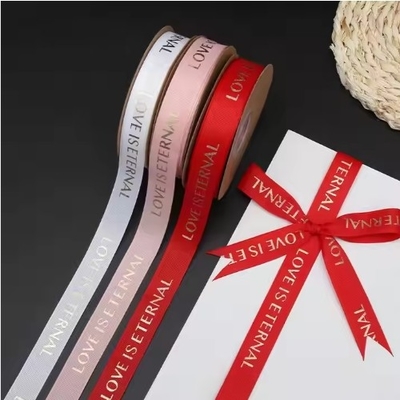 Ein guter Preis. Polyesterbriefe Klassiker Ewiges Liebesfaden Band Rollen für Blumensträuße und Geschenke Verpackung Online