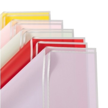 Ein guter Preis. Wasserdichtes Silberkanten Gelee Film OPP Blumenverpackungspapier für Blumensträuße Online
