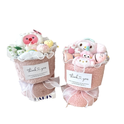 kaufen Zeichentrickfilm Plush Puppe Blumenstrauß Vielfalt der Puppen Perfektes Geschenk-Set für Kinder/Freundin zum Geburtstag/Abschluss/Lehrertag online manufacture