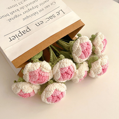 kaufen Handgefertigte Kreuzgelenk-Rosen-Künstliche Blumen, Blumendekor, hyperrealistische Blumen zum Festgeschenk online manufacture