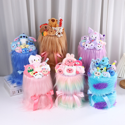 kaufen Langehaarige Sulivan und Kabibala Plüschpuppen Bouquet perfektes Geschenk für Kinder zur Abschlusszeit und zum Valentinstag 22x33cm online manufacture