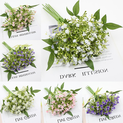 Ein guter Preis. Künstlicher Baby Atem Blumenstrauß in Weiß perfekt für Hochzeiten und Veranstaltungen Online