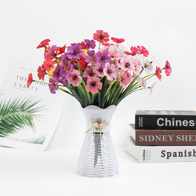 Ein guter Preis. 20x30cm künstlicher Blumenstrauß Violett Blumenbündel für Hochzeitsfotografie in mehreren Farben Online