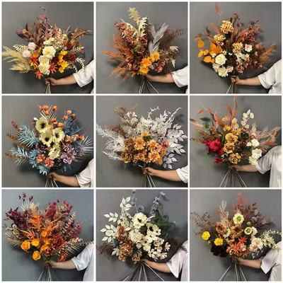 kaufen Bouquet De Fleurs Artificielles Material Künstliche Blumen für die Hochzeitsdekoration online manufacture