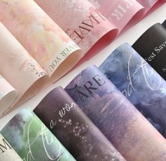 Ein guter Preis. Hochwertiges Internet-Berühmtheits-Ölmalpapier Kunstpapier Blumenverpackungspapier Online