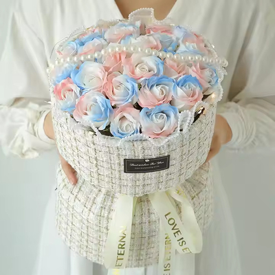 kaufen Heißer Verkauf Neue Ankunft Kunstschäumstoff Ewige Seife Blumen Bouquet Valentinstag Rose Geschenk online manufacture