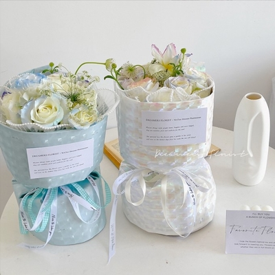 Ein guter Preis. Ice Cube Katzen-Augenmaske, bunte Blumenkunstverpackungen, Blumenpapier, wasserdichte handgefertigte Blumenwaren Online