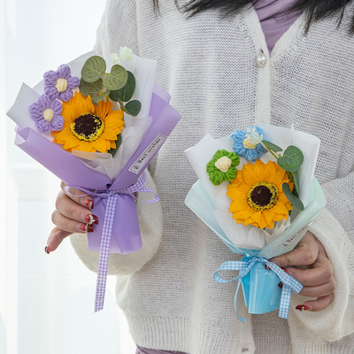 kaufen Handgefertigte Sonnenblumensträuße, fertige Blumensträuße, Festivalgeschenke online manufacture