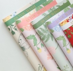 Ein guter Preis. Valentinstag Blume Meerblumen Verpackungspapier Online
