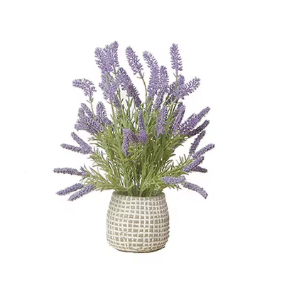 kaufen 42cm Fabrik Direktverkauf Bonsai Pflanzen Lavendel für Innenarchitektur Hochzeitsgeschenk Künstliche Blumen online manufacture