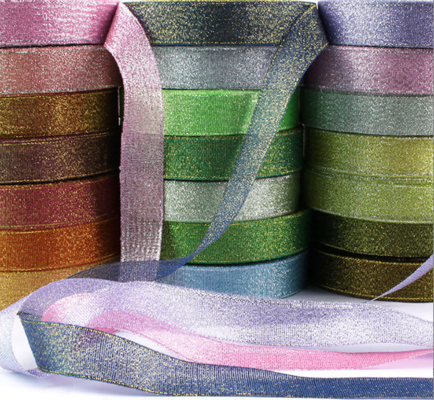 kaufen 2 cm breites Gold- und Silber-Skallion-Band Geschenkverpackung Ribbon Weihnachtsband Band Band Kuchenbox Verpackung Dekorationsband online manufacture