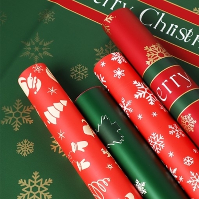 Ein guter Preis. Weihnachtsblumenverpackungspapier, Weihnachtsabend Apfelstraußverpackungspapier, wasserdichtes Schneeflockenzellophan, Ouya-Papiergeschenke Online