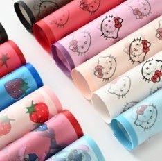 Ein guter Preis. Internationaler Kindertag Magische Kante Erdbeere Hansu Papier Wasserdicht Süßes Blumenblumen Verpackungspapier Online