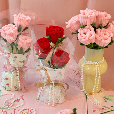 kaufen Handgefertigte Twist Bar Simulation Rose Bundle Fertiges Valentinstagsgeschenk Kreatives Geburtstagsgeschenk Begleitergeschenk online manufacture
