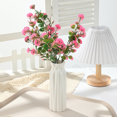 Ein guter Preis. Hochzeitsschmuck im Freien Blumenknospen, künstliche Blumen, Hochzeitsfestival Blumen für die Wohnkultur, grüne Pflanzen, Kunststoff künstliche Blumen Großhandel Online