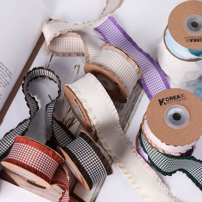 kaufen Lotusblattkante Tausend-Vogel-Gitterband Die perfekte Ergänzung für Ihre DIY-Kleidung, Taschen, Hüte und Accessoires Online-Herstellung