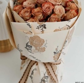 Ein guter Preis. Dreamy Rose Wasserdichtes Blumenverpackungspapier Online