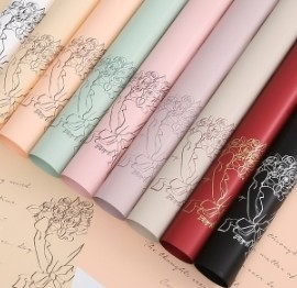 Ein guter Preis. Französisch romantisches wasserdichtes Blumenverpackungspapier Online