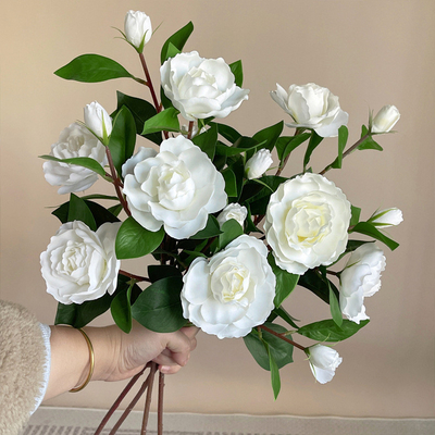 Ein guter Preis. Künstliche Gardenien, Esstisch, Wohnzimmer, Schlafzimmer, Blumensträuße für die Wohnkultur, künstliche Blumen, Fotorequisiten, Fotorequisiten Online