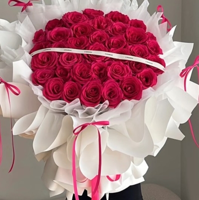 Ein guter Preis. Kleines, 8-Mikron-verdicktes, massivfarbiges, mattes, wasserdichtes Blumenstraußverpackungspapier, einfarbiges Ouya-Papier, Geschenkblumenkunstpapier Online