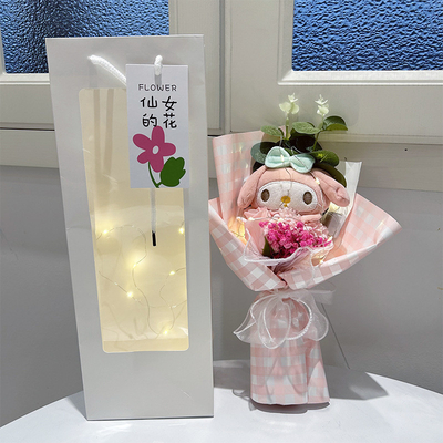 kaufen Valentinstags- und Herbstfestgeschenke: Kuromi-Puppen, Rosensträuße, Seife, Blumen, Sonnenblumen und Weihnachtsgeschenke online manufacture