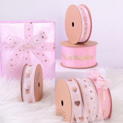 kaufen 9cm/9m Rosa Kinder-Tag-Band, perfekt für DIY-Handheld-Geschenke, Geburtstagskuchendekoration und Geschenkbox-Gurt Online-Herstellung